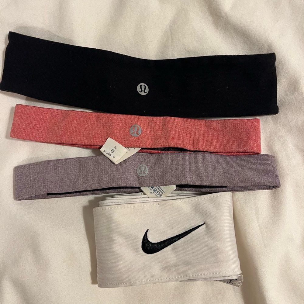 Lululemon and Nike Headbands Set